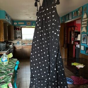 Old Navy Black and White Floral Dress